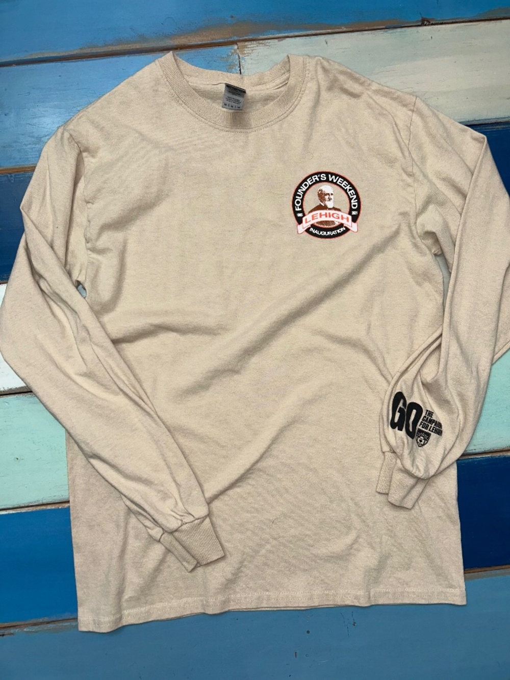 Lehigh University Founder’s Weekend 2021 Inauguration Long Sleeve Shirt M